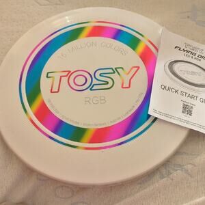 RGB LED Party Disc with Multicolor Lights, BRAND NEW, NEVER USED